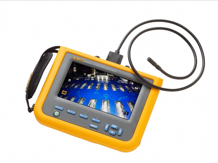 Fluke DS703 FC High Resolution Diagnostic Videoscope with Fluke Connect - Industrial Inspection Camera for HVAC, Plumbing & Automotive Repair