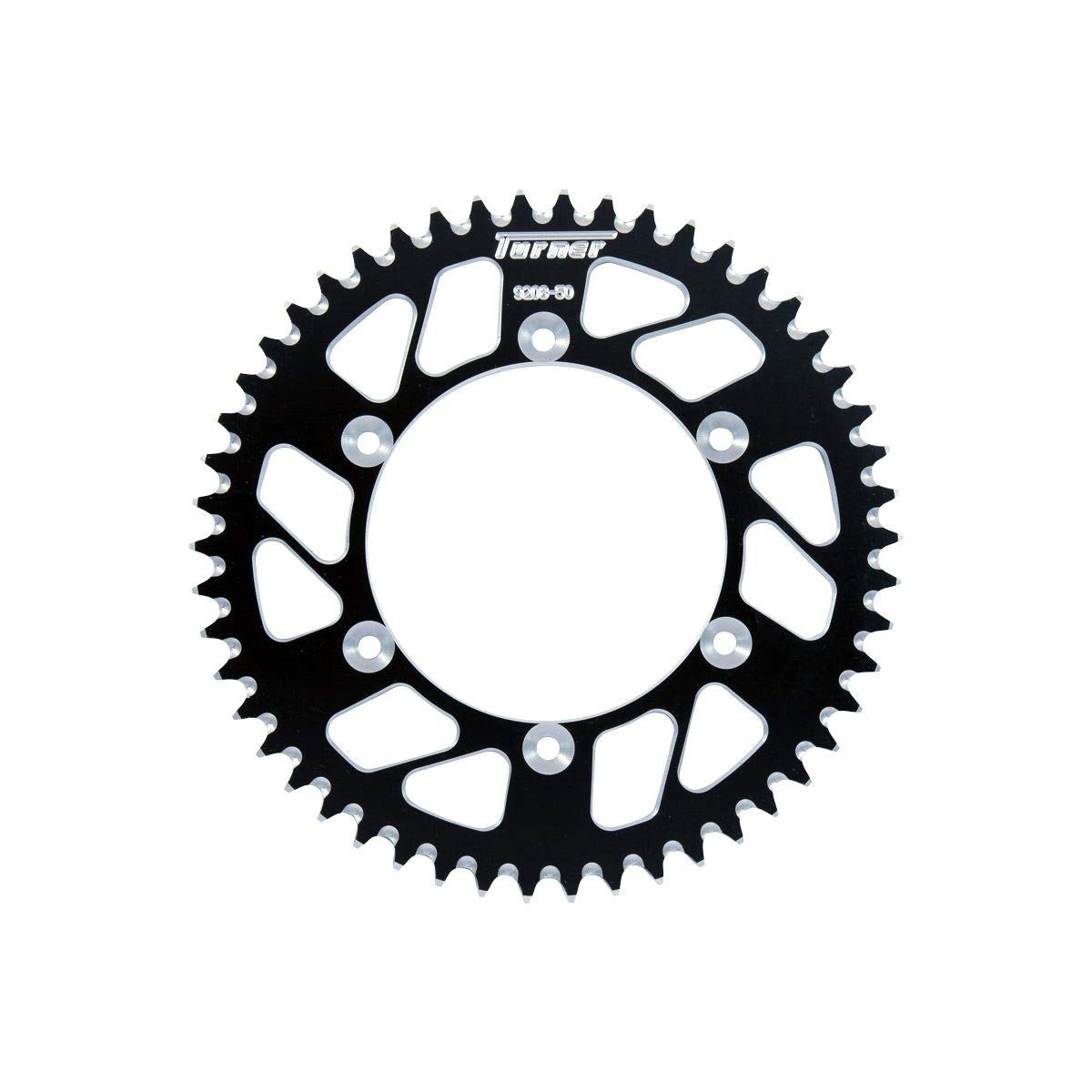 High-Performance Aluminum Rear Sprocket 420 50T - Black - Durable Motorcycle & ATV Replacement Part for Smooth Riding & Off-Road Adventures
