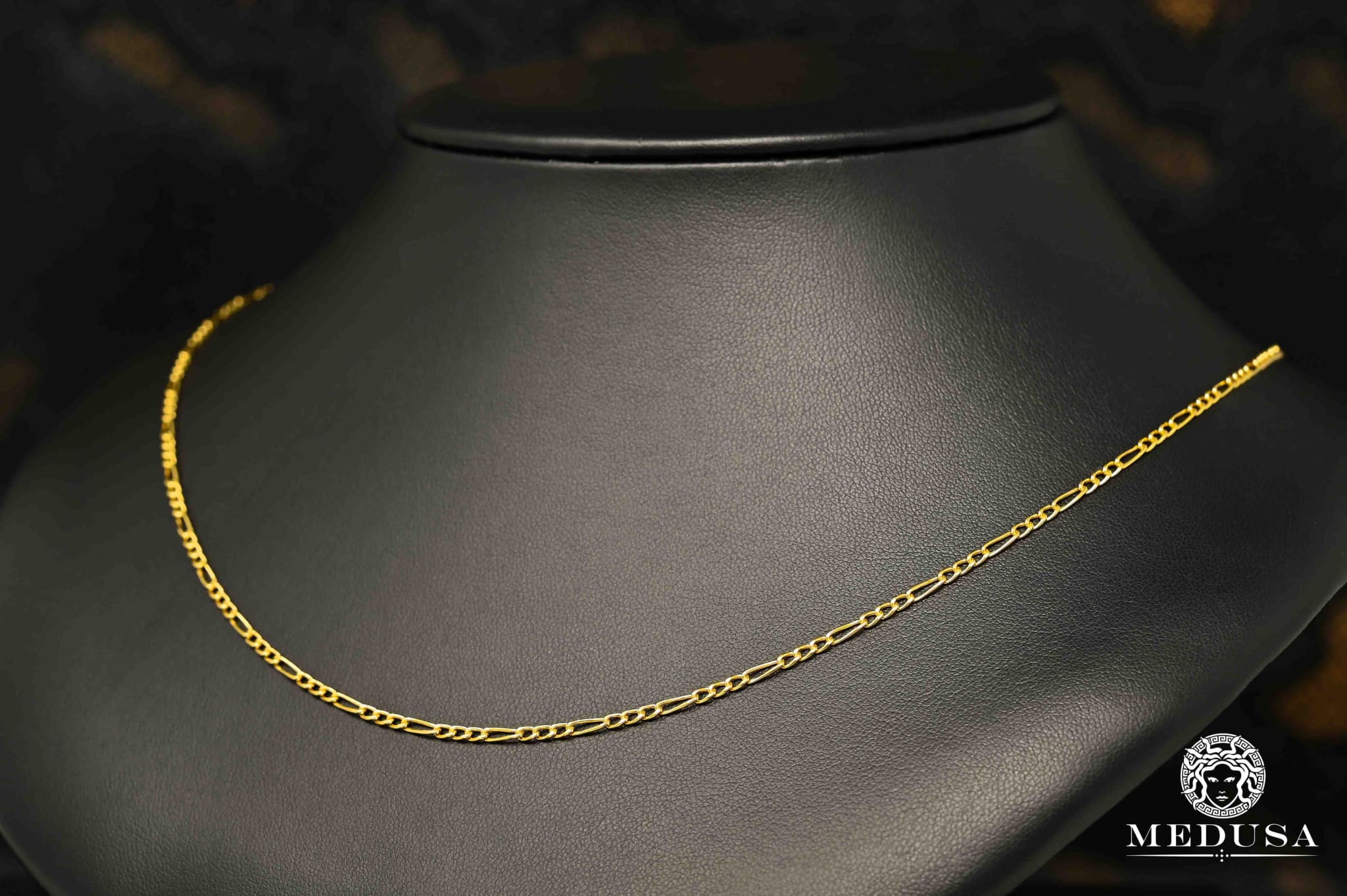 2mm Figaro Hollow Chain Necklace for Women - Dainty Gold & Silver Layering Jewelry - Perfect for Everyday Wear, Gift Giving & Special Occasions