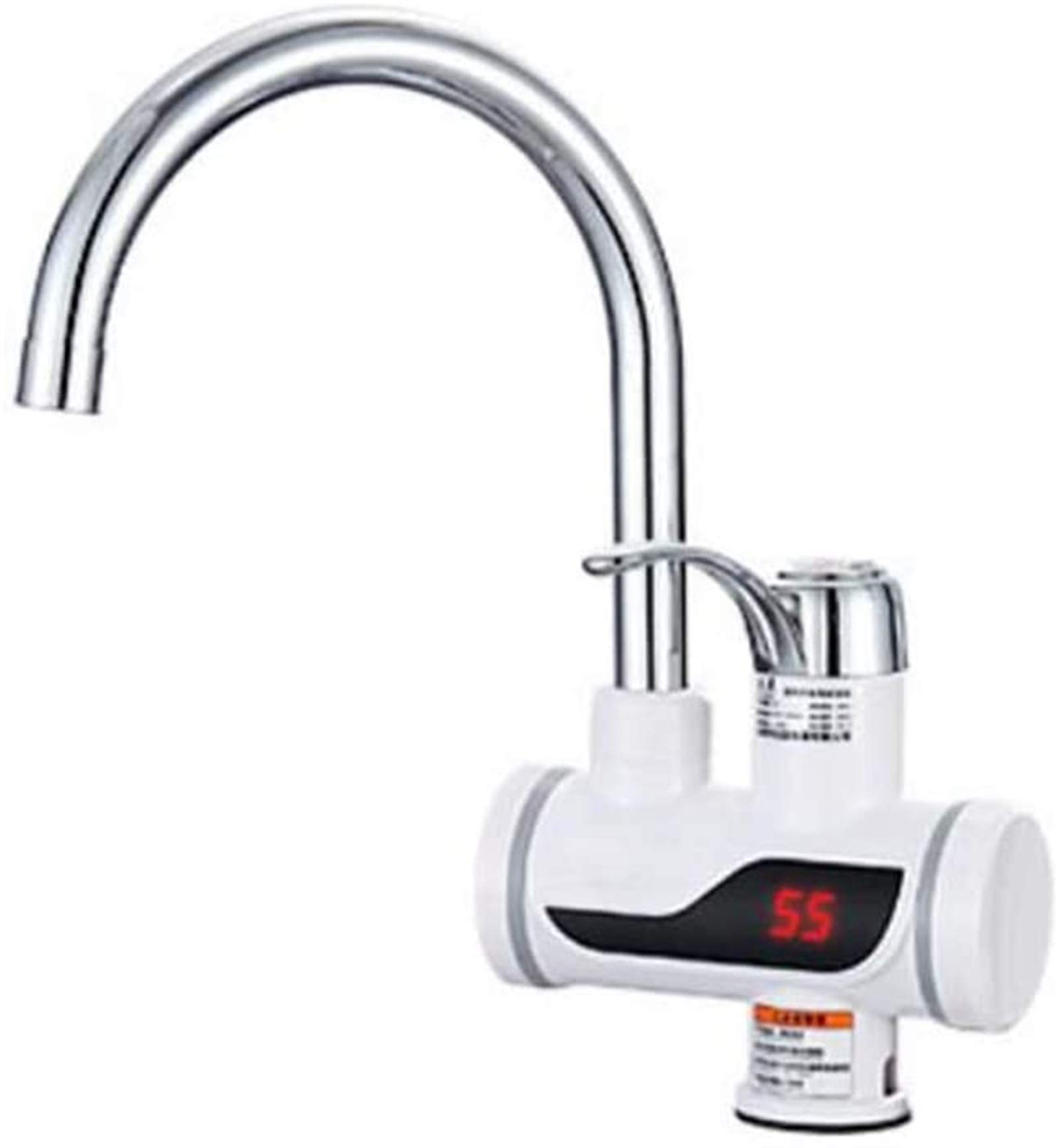 HAODAMAI Instant Hot Water Faucet with LCD Digital Temperature Display - Electric Kitchen & Bathroom Heater for Cold and Hot Water - Perfect for Home, Office, and RV Use