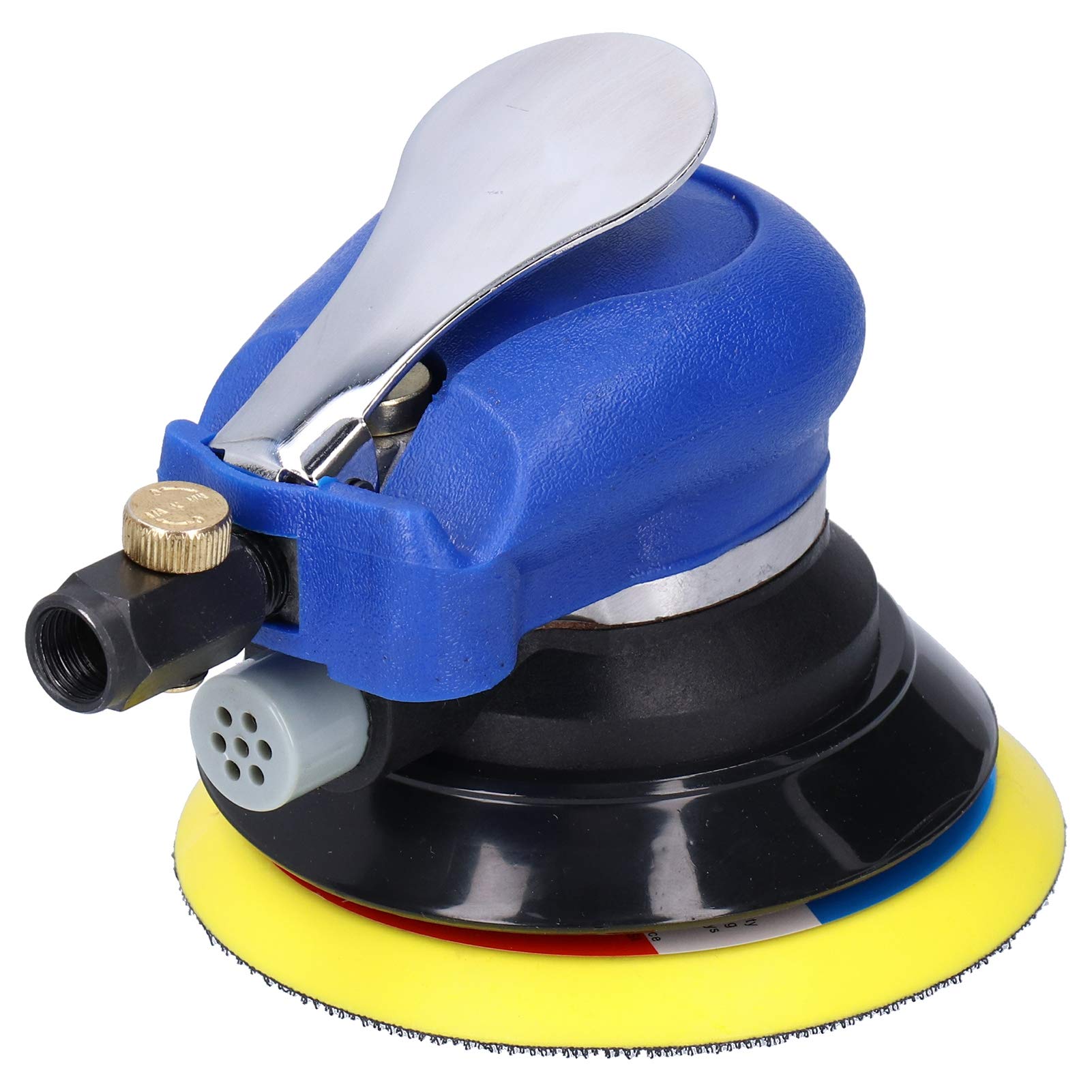 Air Random Orbital Sander - 9000RPM High-Speed Palm Sander for Metal & Woodworking | Wear-Resistant | Perfect for Sanding, Polishing & Surface Preparation