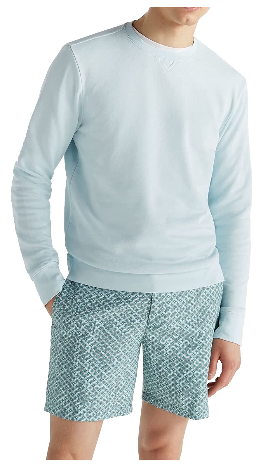Club Monaco Men's Sunkissed Crewneck Sweatshirt - Soft Cotton Casual Pullover for Everyday Wear | Perfect for Streetwear, Lounge & Weekend Outfits