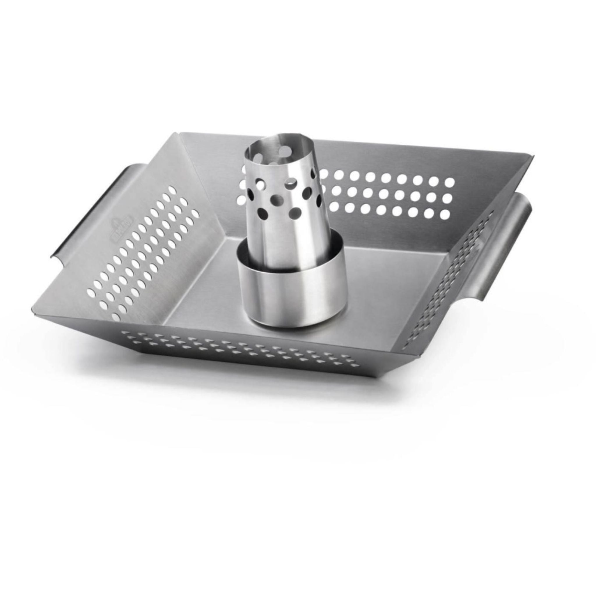 Napoleon 56024 Premium Stainless Steel Chicken Roaster & Wok Set - Perfect for Rotisserie Chicken, Stir-Fry & Outdoor Cooking | Durable & Easy to Clean
