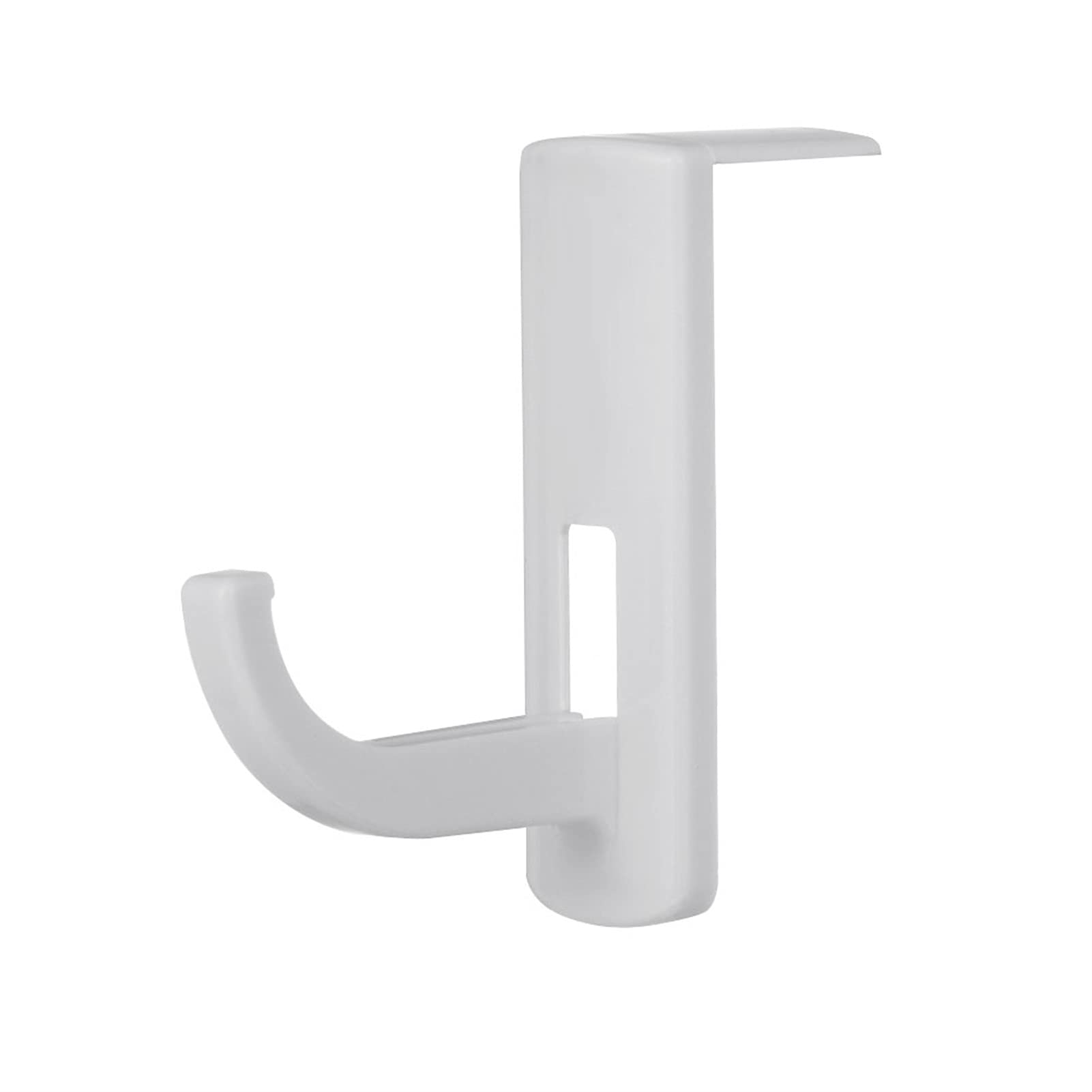 Universal Headphone Holder Hook - Desk & PC Monitor Mount for Gaming Headsets, Earphones & Accessories (White) - Perfect for Home Office, Gaming Setup & Workspace Organization