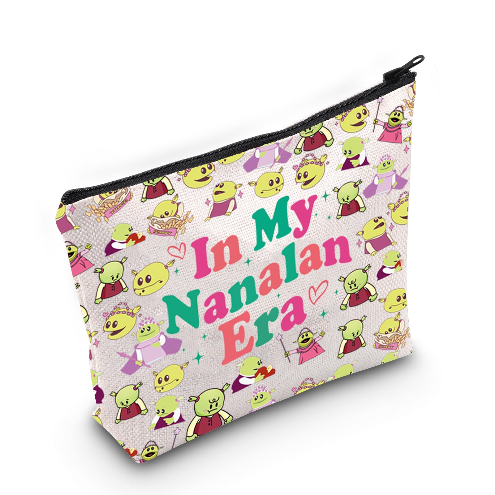 Funny Cartoon Theiletry Bag - Princess Makeup Pouch for Women | Cute Animated Series Gift for TV Show Lovers | Perfect for Travel, Cosmetics Storage & Birthday Presents | In My Nanalan Era Design