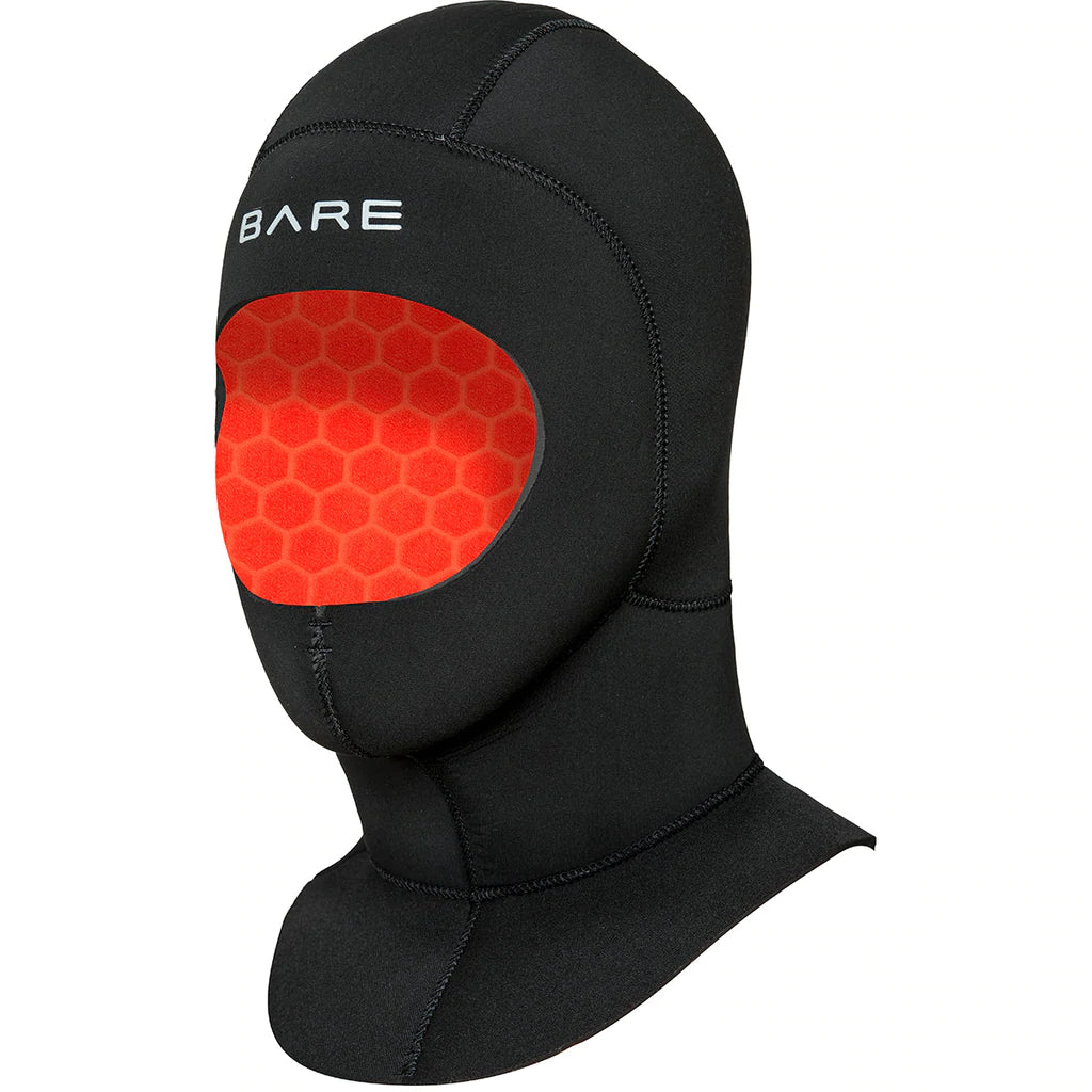 5mm Ultra Warm Neoprene Wetsuit Hood for Scuba Diving & Cold Water Surfing - Bare Wetwear
