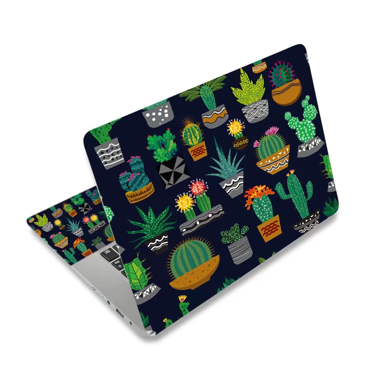 ARTSO 15.6 Inch Universal Laptop Skin Sticker - Soft Art Cover Decal for 12, 13, 13.3, 14, 15, 15.4, 15.6 Inch Laptops - Easy to Apply, Reusable Cactus Design Protector for Home, Office, and Travel Use