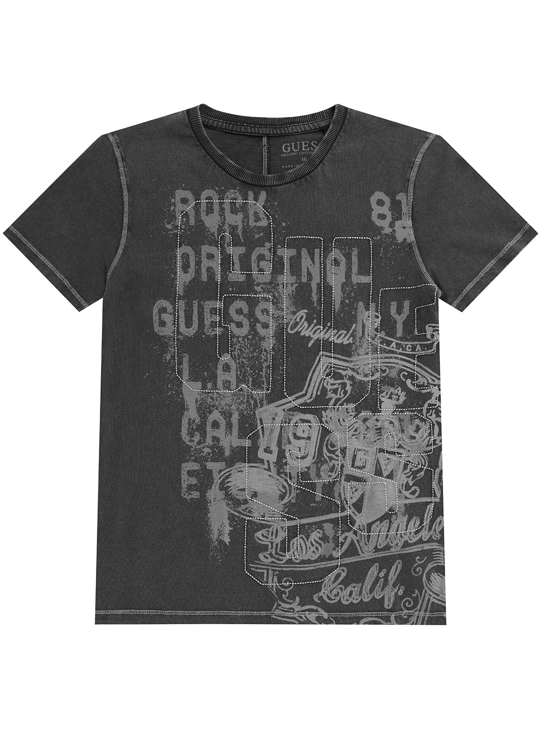 Black Short Sleeve T-Shirt for Men & Women (Sizes 7-16) - Comfortable Cotton Casual Tee for Everyday Wear, Gym, and Outings