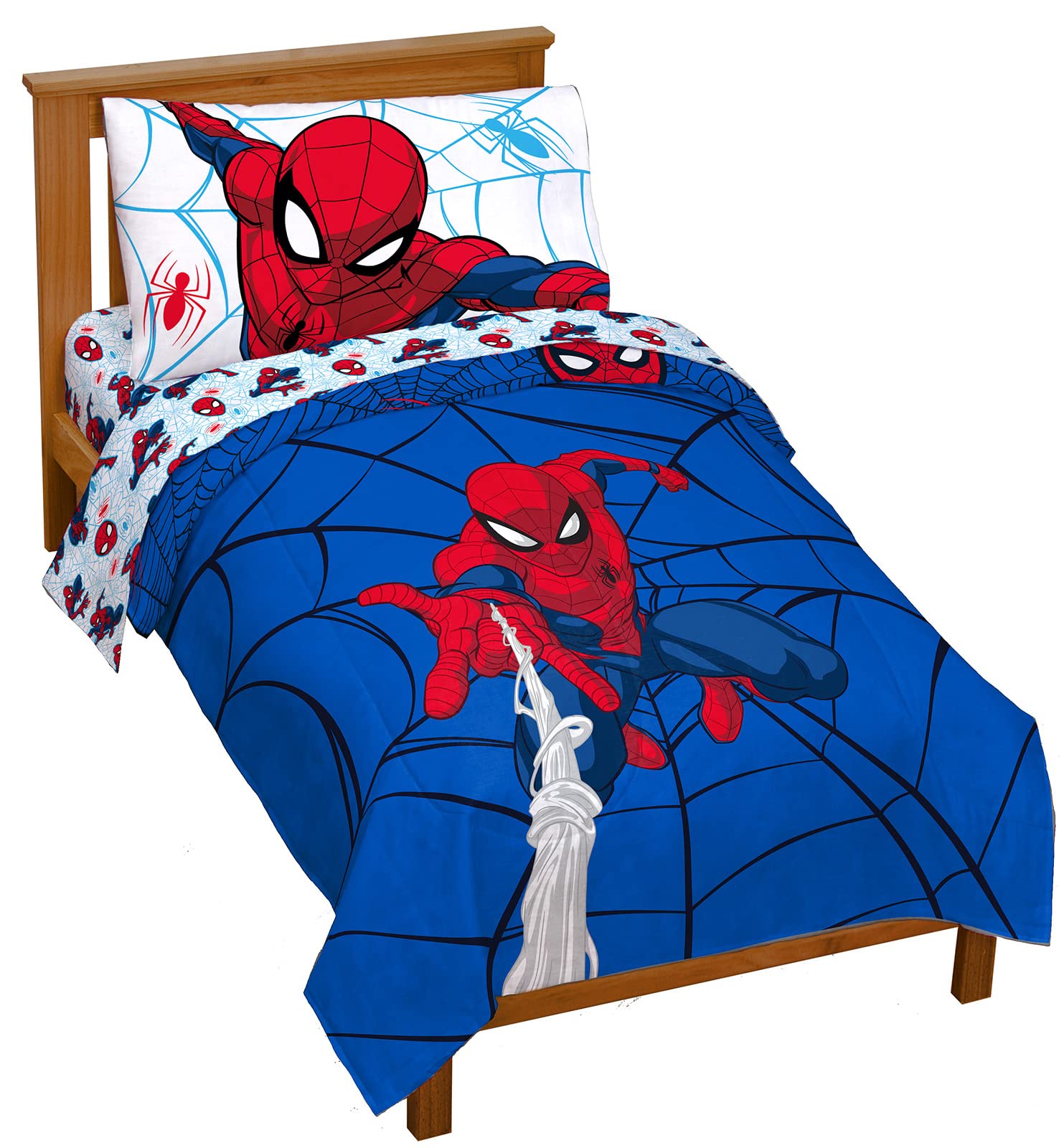 Jay Franco Kids Character Bed Sets with Sheets & Sham - Soft & Comfortable Twin/Full Size Bedding for Boys & Girls - Perfect for Kids' Bedrooms, Sleepovers & Themed Decor
