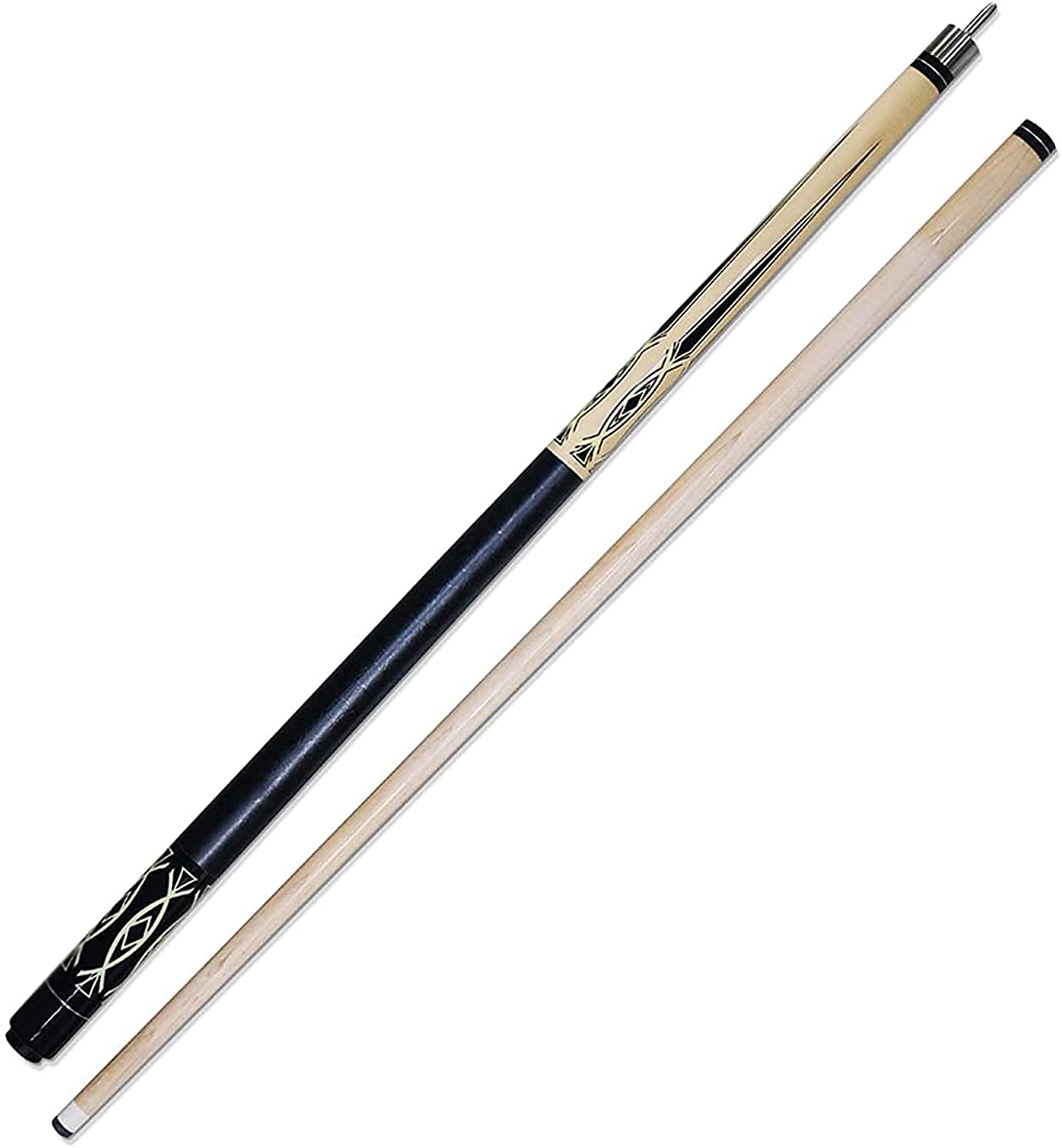 57-Inch Maple Wood Pool Cue Stick - 20oz Handcrafted Billiard Cue with 12-13mm Head & Superior Grip | Professional Billiards Accessories for Home Game Rooms, Bars, and Pool Halls
