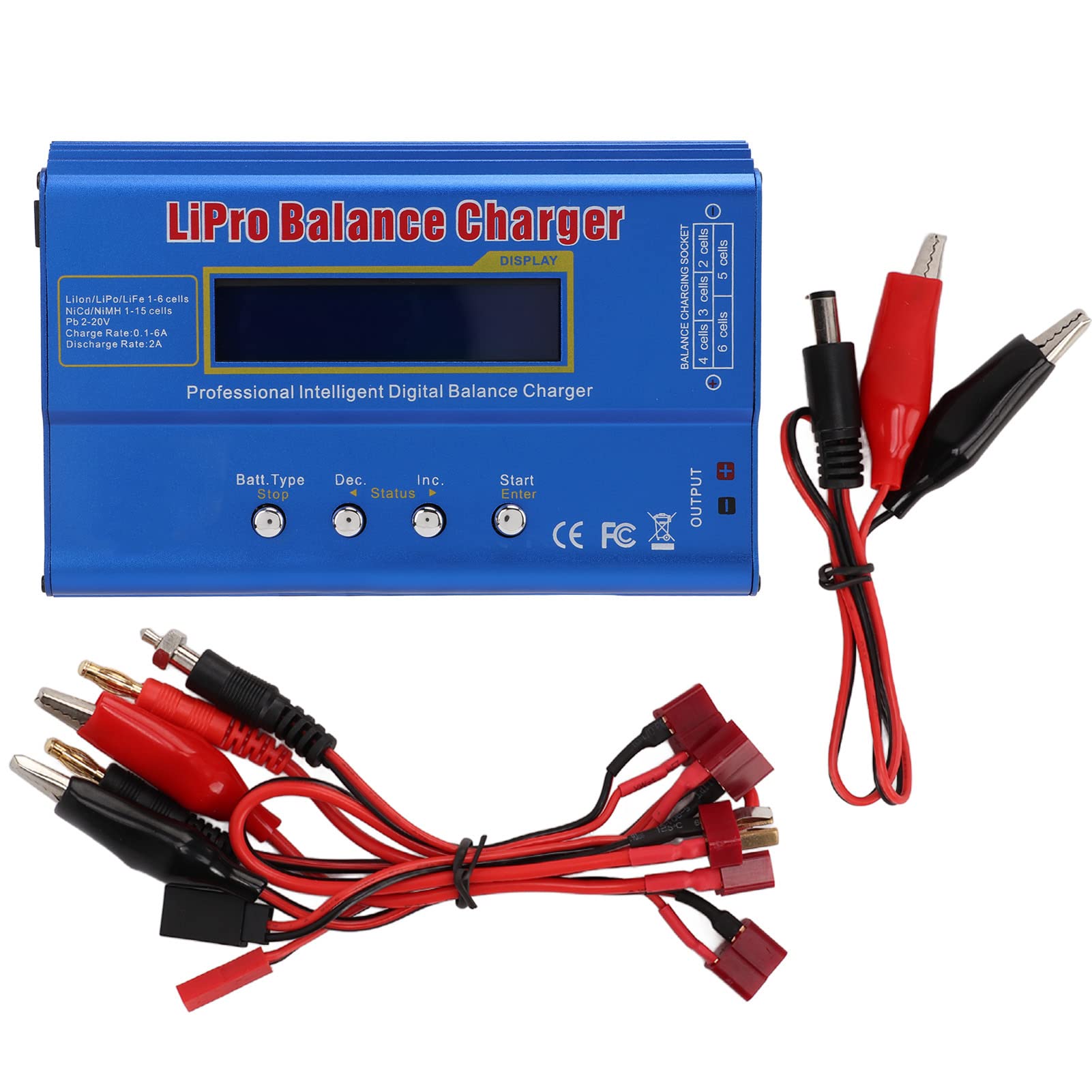 VGEBY B6 80W Balance Charger - Multifunctional RC Battery Charger for Airplane, Drone & Multicopter Models | Perfect for Hobbyists & RC Enthusiasts