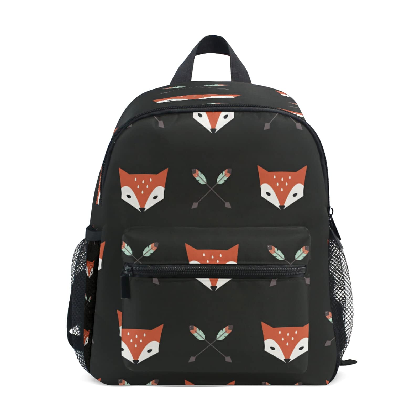 Senya Fox and Arrows Kids Backpack with Adjustable Chest Clip - Lightweight Toddler School Bag for Preschool Boys & Girls - Perfect for Daycare, Kindergarten, and Outdoor Adventures