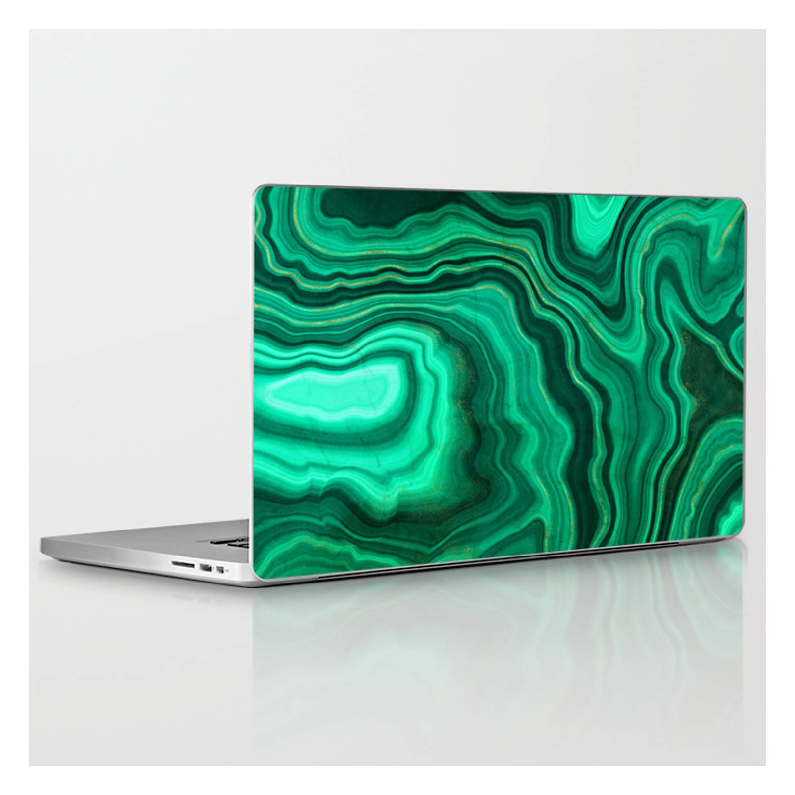 Aloke Design Malachite Texture Laptop Skin for 15
