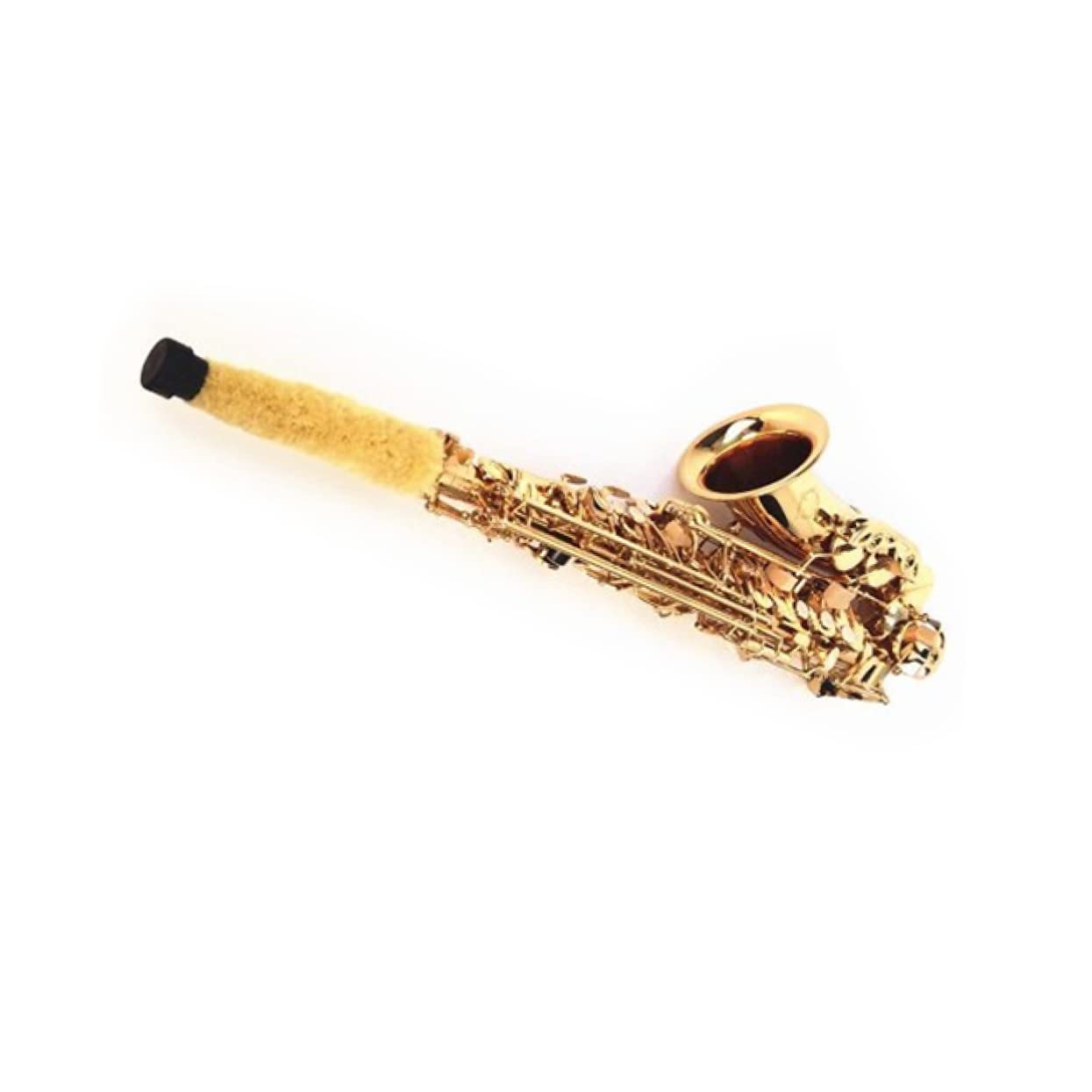 **VICASKY Clarinet Cleaning Brush - Yellow Woodwind Instrument Accessory for Alto Sax, Clarinet, Saxophone - Perfect for Daily Maintenance & Professional Use**