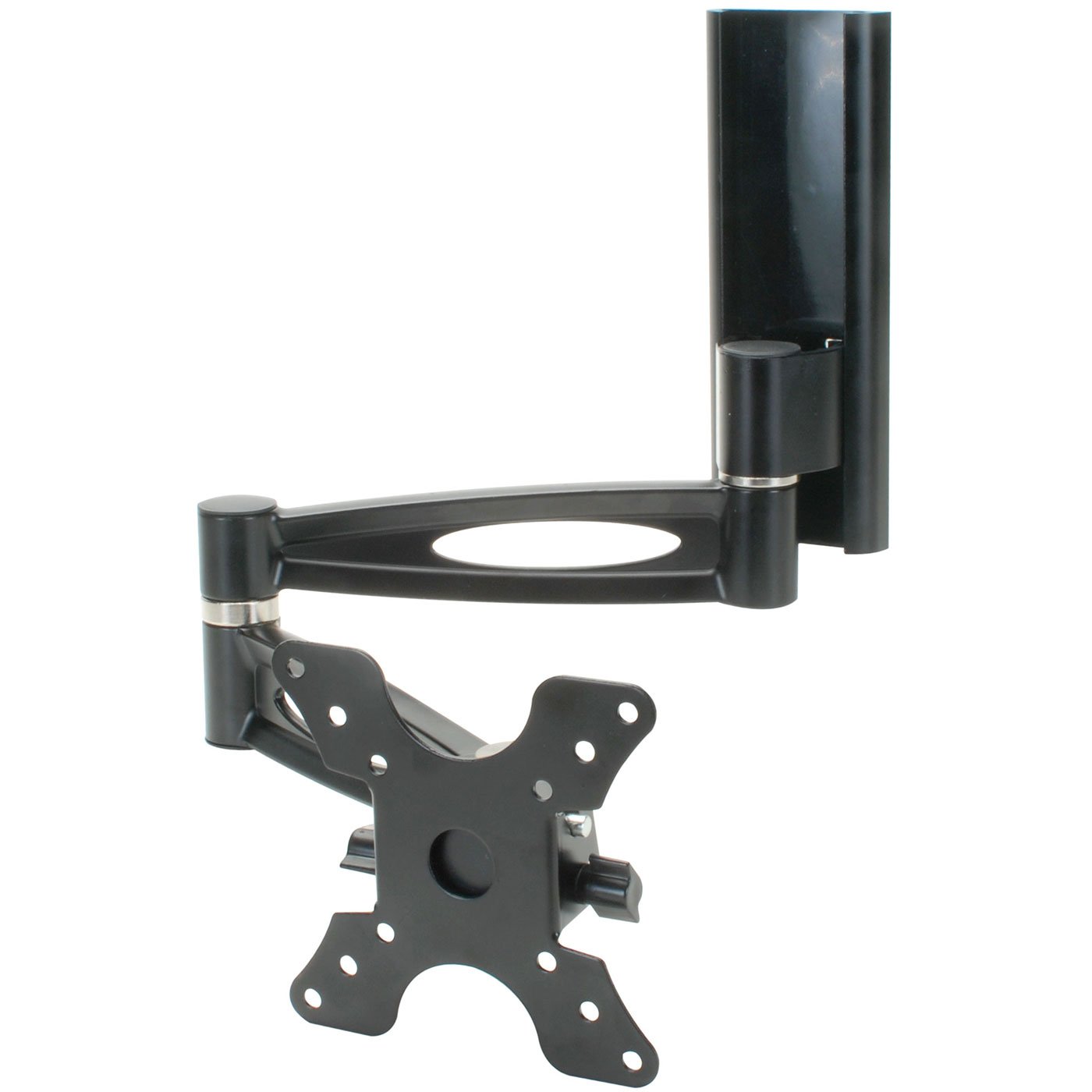 Dayton Audio Shadow Mount LCDART302 Articulating LCD Monitor Wall Mount - Adjustable VESA Bracket for Flat Panel TVs & Computer Screens - Perfect for Home Office, Gaming Setup & Conference Rooms