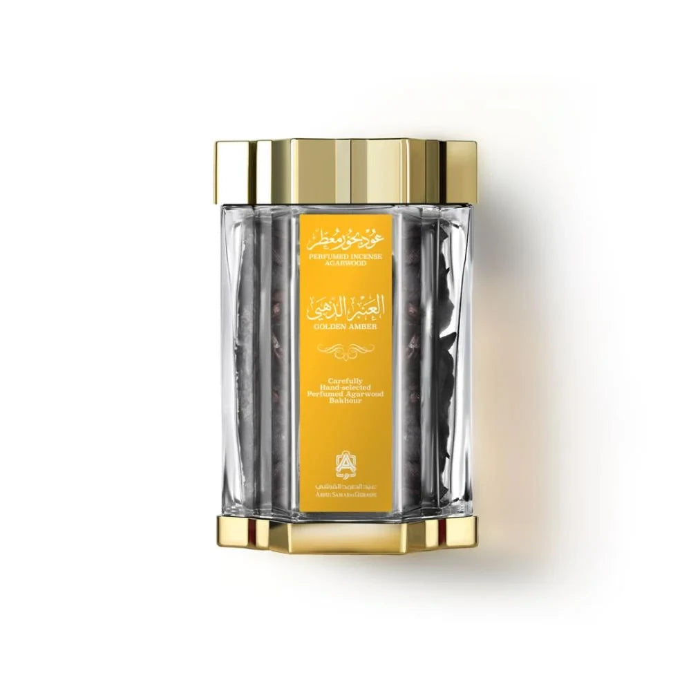 Premium Golden Amber Scented Incense Sticks - 70g Natural Aromatherapy for Relaxation, Meditation & Home Fragrance - Perfect for Yoga, Spa & Stress Relief