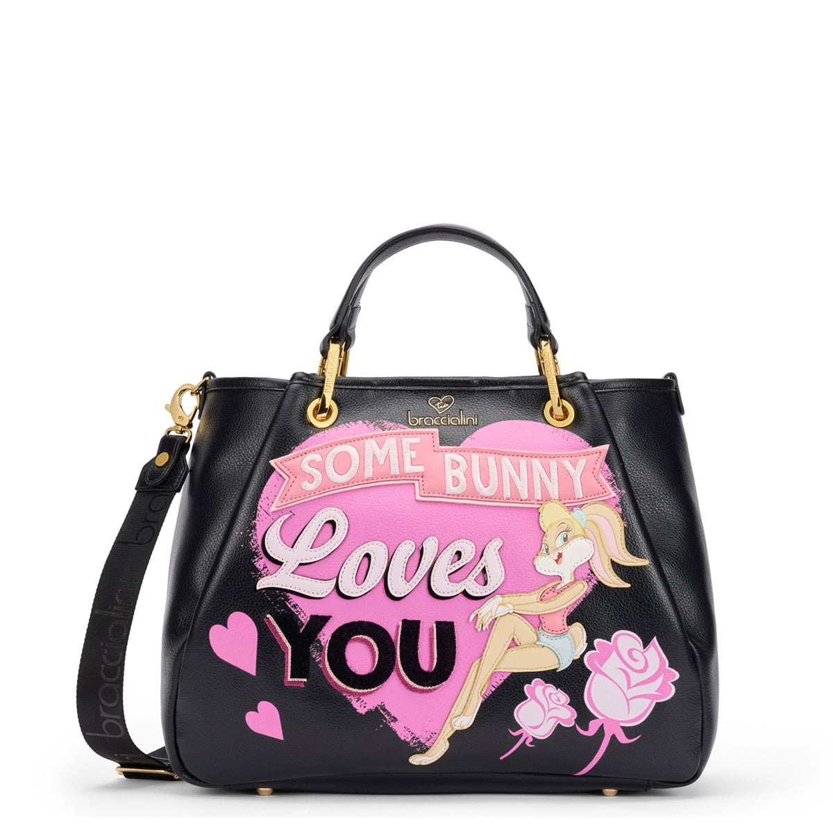 Braccialini Medium Amy Looney Tunes Handbag LT111 YY - Unique Designer Tote for Women, Fashionable Daily Use & Special Occasions