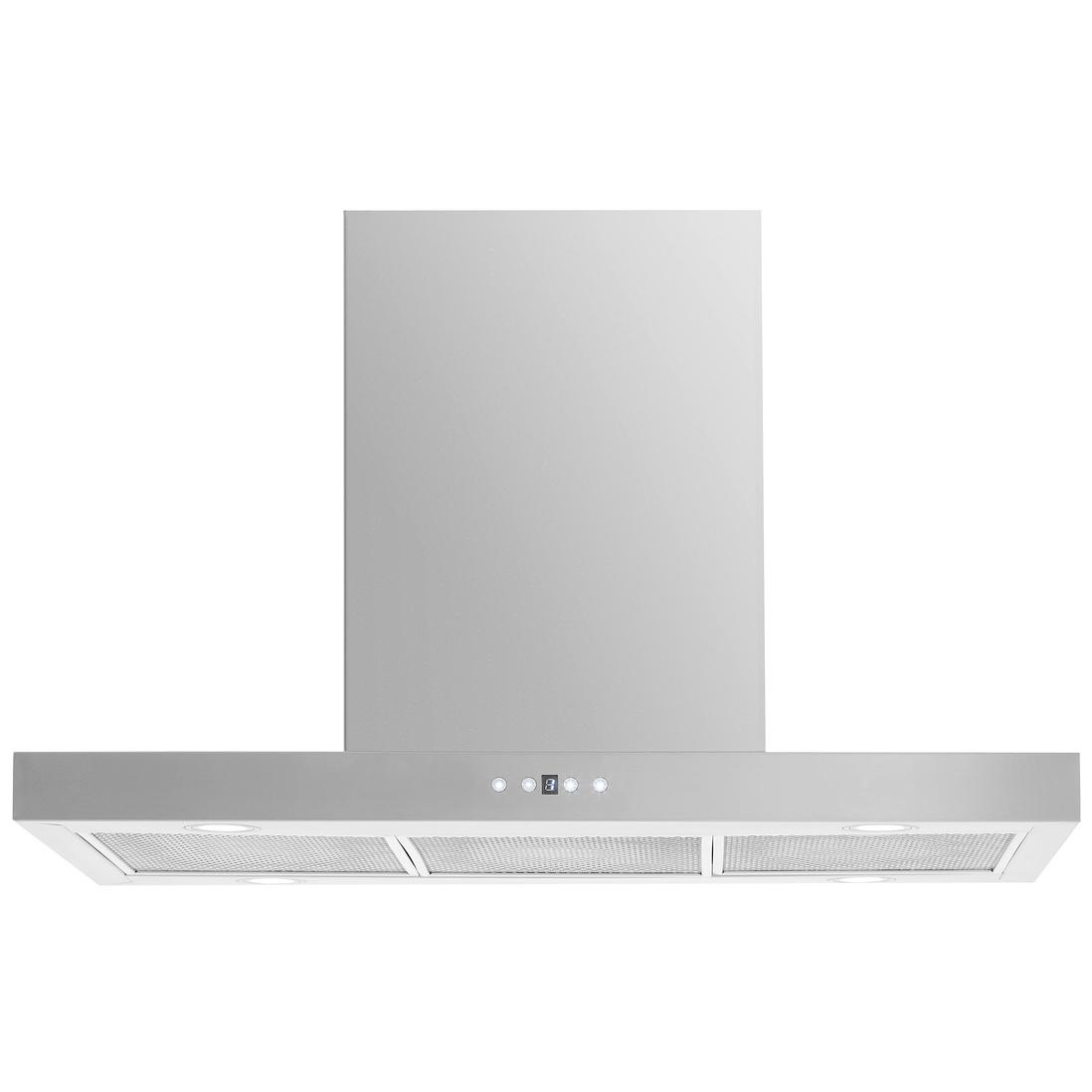 AVIVA 36 Inch Stainless Steel Island Range Hood - AVI 369IS3 - Powerful 900 CFM Kitchen Vent Hood with LED Lights & Quiet Operation - Perfect for Modern Open-Concept Kitchens & Cooking Areas