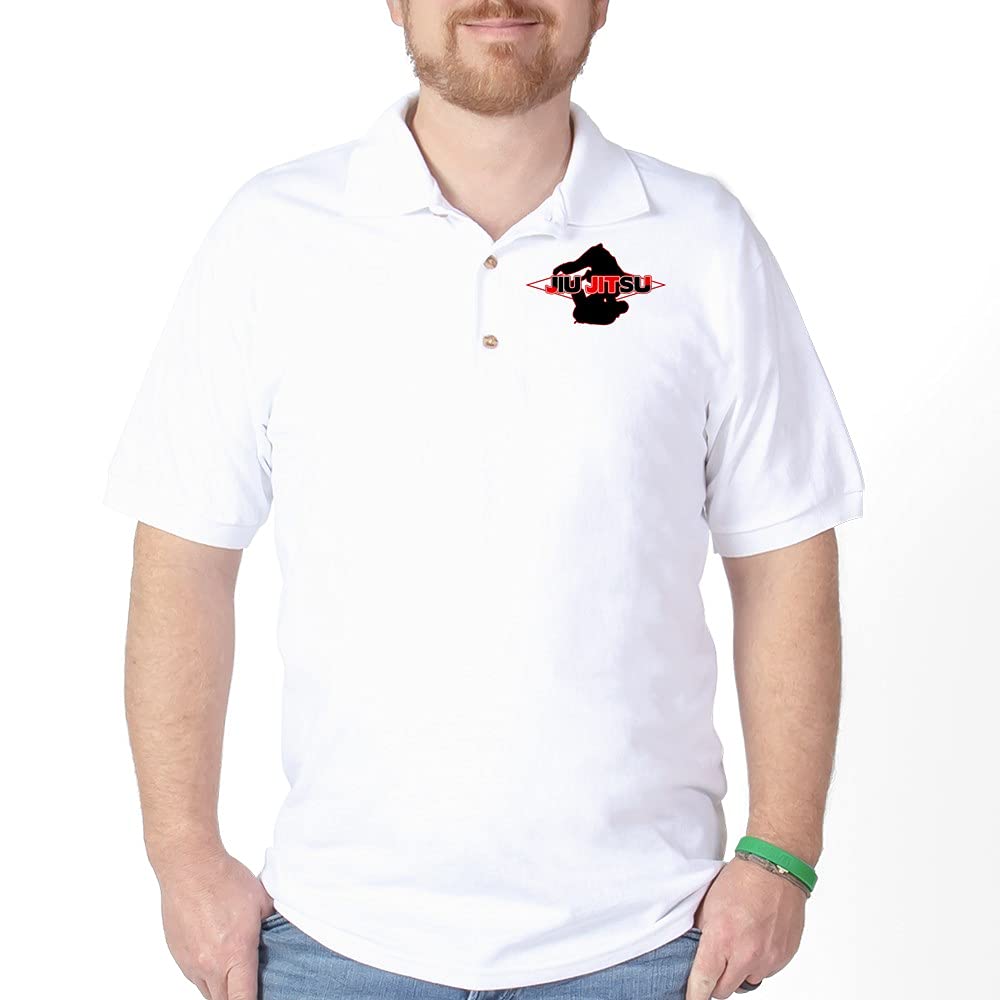 Jiu Jitsu Golf Shirt - Breathable Performance Polo for BJJ Training & Casual Wear - Perfect for Martial Arts, Golf & Everyday Use