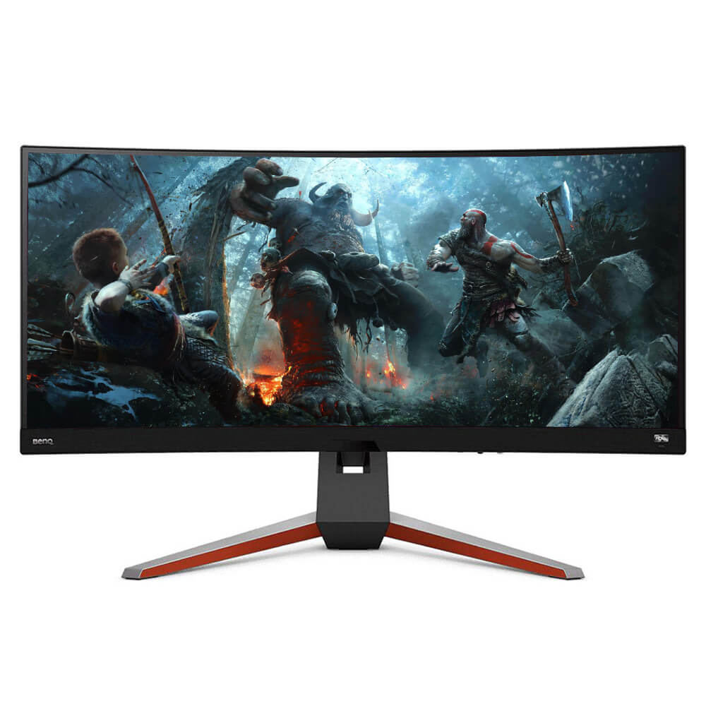 BenQ MOBIUZ EX3415R 34-inch WQHD Curved Gaming Monitor - 144Hz Refresh Rate, 1ms Response Time, IPS Panel - Perfect for PC & Console Gaming, Home Office, and Entertainment Setup