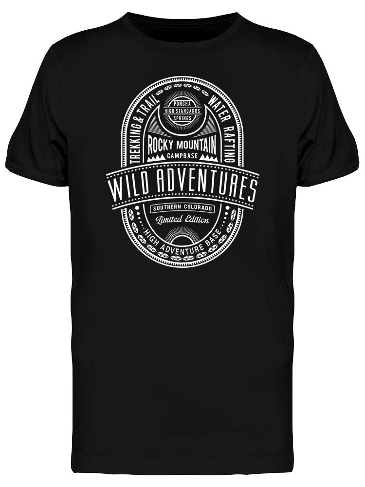 Wild Mountain Adventures T-Shirt for Men - Hiking, Camping & Outdoor Activities