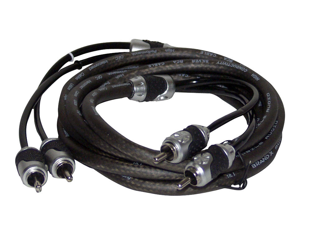 Premium 12Ft High-End RCA Cable - Gold Plated Connectors for Crystal Clear Audio - Perfect for Home Theater, Stereo Systems & DJ Equipment