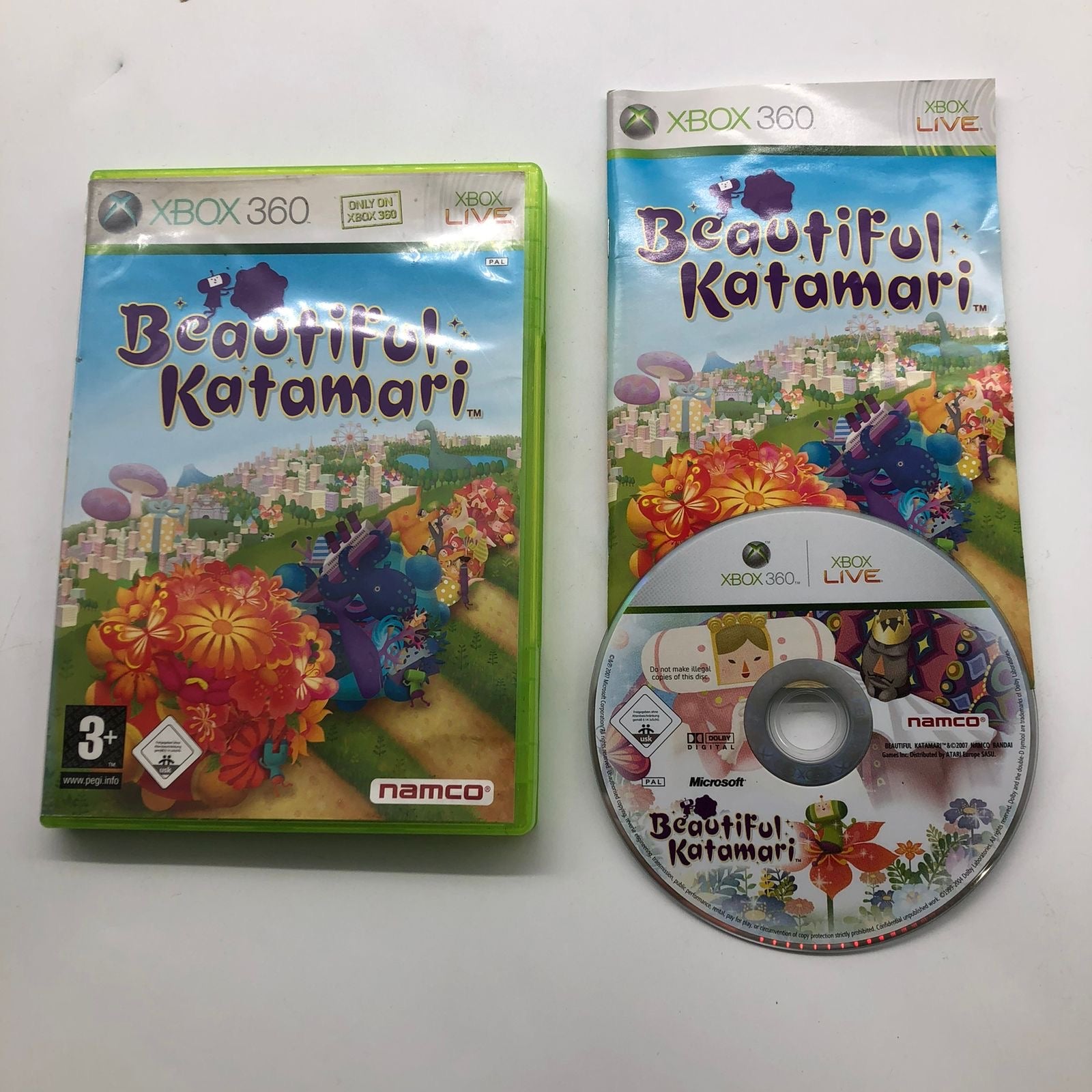 Beautiful Katamari Xbox 360 Game with Manual - PAL Version | Fun Family Entertainment & Stress Relief Game