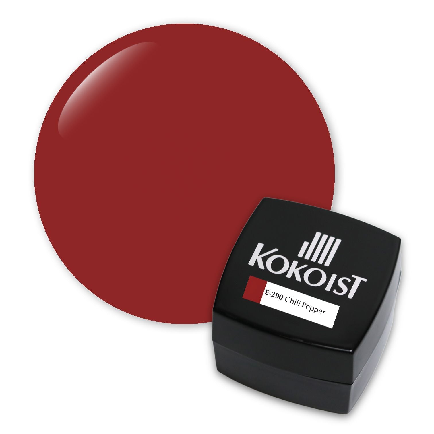 Kokoist E 290 Chilli Pepper - Premium Nail Art Gel Polish for Salon & Home Manicure | Long-Lasting & Vibrant Color for Professional Nail Designs