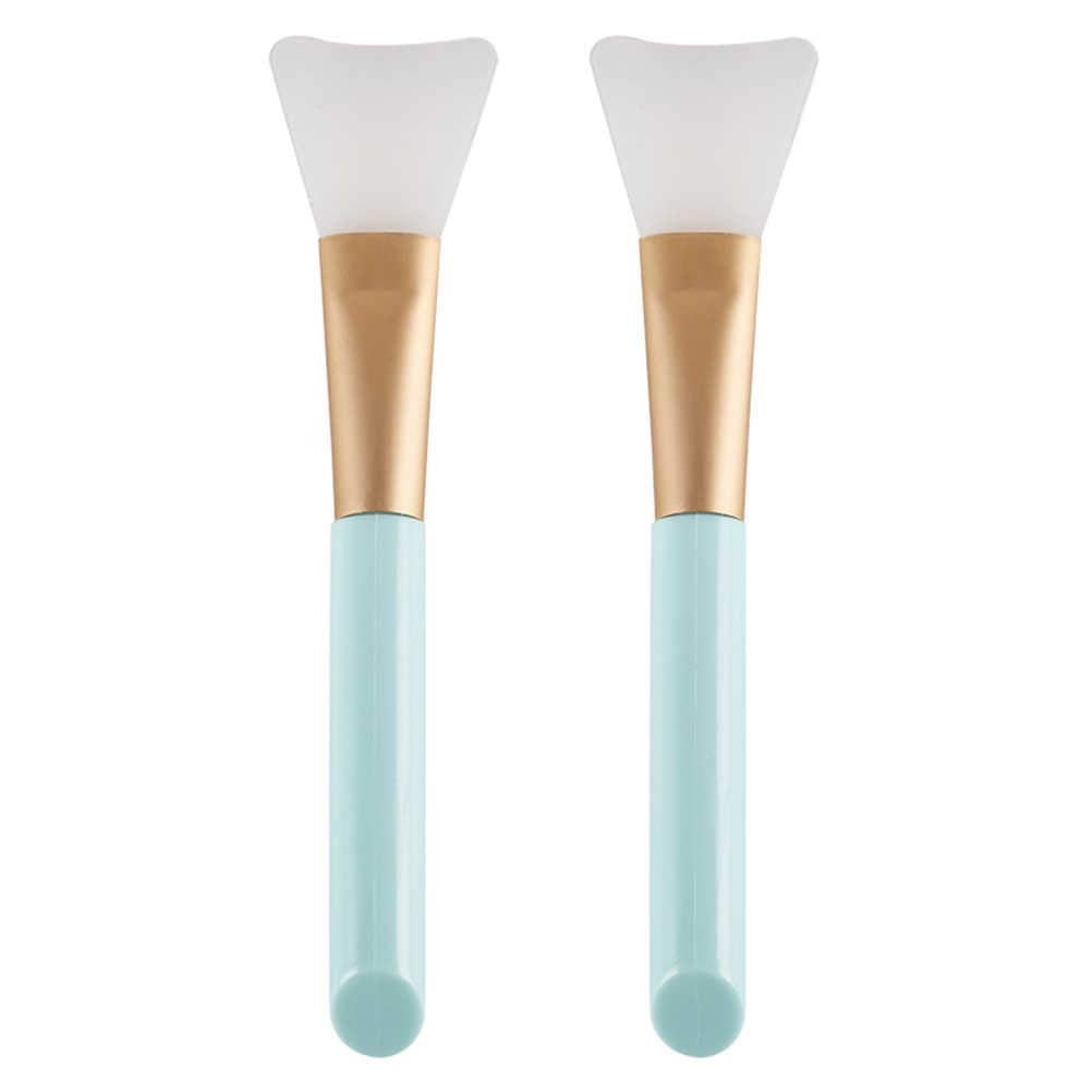 BNP 1 Pc Soft Silicone Facial Mask Brush - Hairless Body Lotion & Butter Applicator - Teal Green Mud Mask Tool for Spa, Skincare & At-Home Beauty Treatments