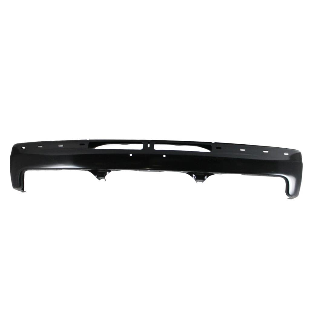 **Black Front Bumper Face Bar with Brackets for 1999-2002 Chevrolet Silverado 1500/2500/3500 & 2000-2006 Suburban/Tahoe - GM1002375 12335826-PFM - Durable Replacement for Off-Road & Daily Driving**
