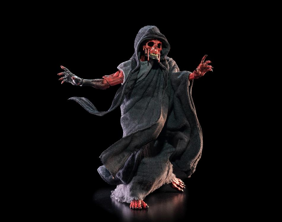 Mythic Legions 1/12 Scale 6-Inch Action Figure - The Masque of Red Death Black Robe Version by Four Horsemen Studios | Collectible Articulated Fantasy Figure for Display & Role-Playing Scenes