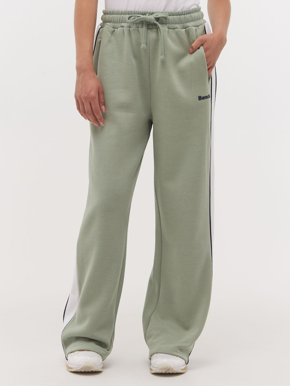 Elline Women's Wide Leg Striped Joggers - Soft Lounge Pants for Yoga, Running & Casual Wear