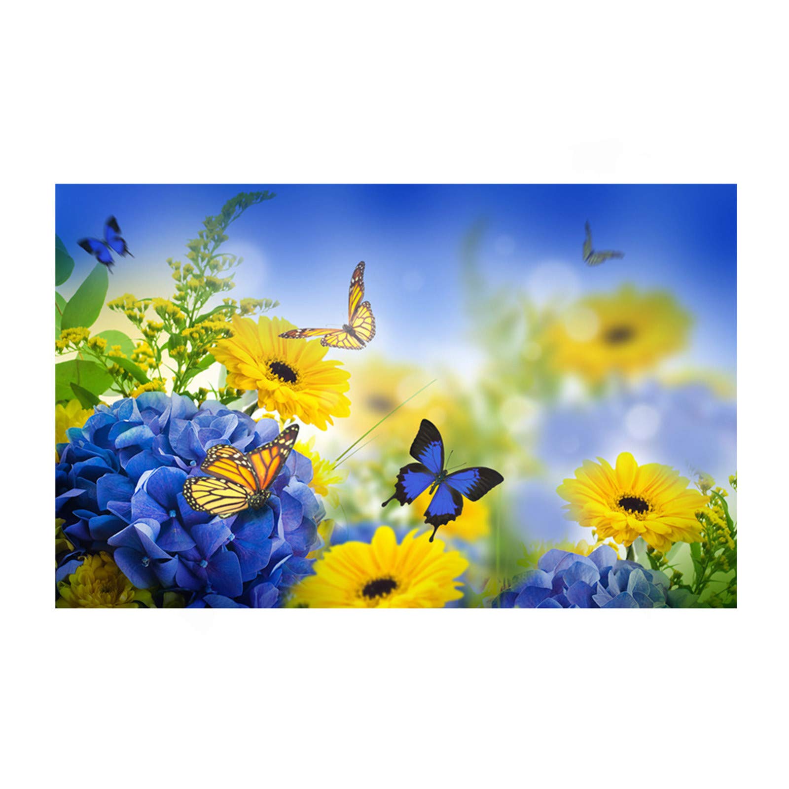 5D Diamond Painting Kits for Adults Beginners - Rainbow Cross DIY Rhinestone Art with Full Drill Diamond Pasted, Perfect for Home Decor, Wall Art, Christmas Gifts & Stress Relief (Size B)