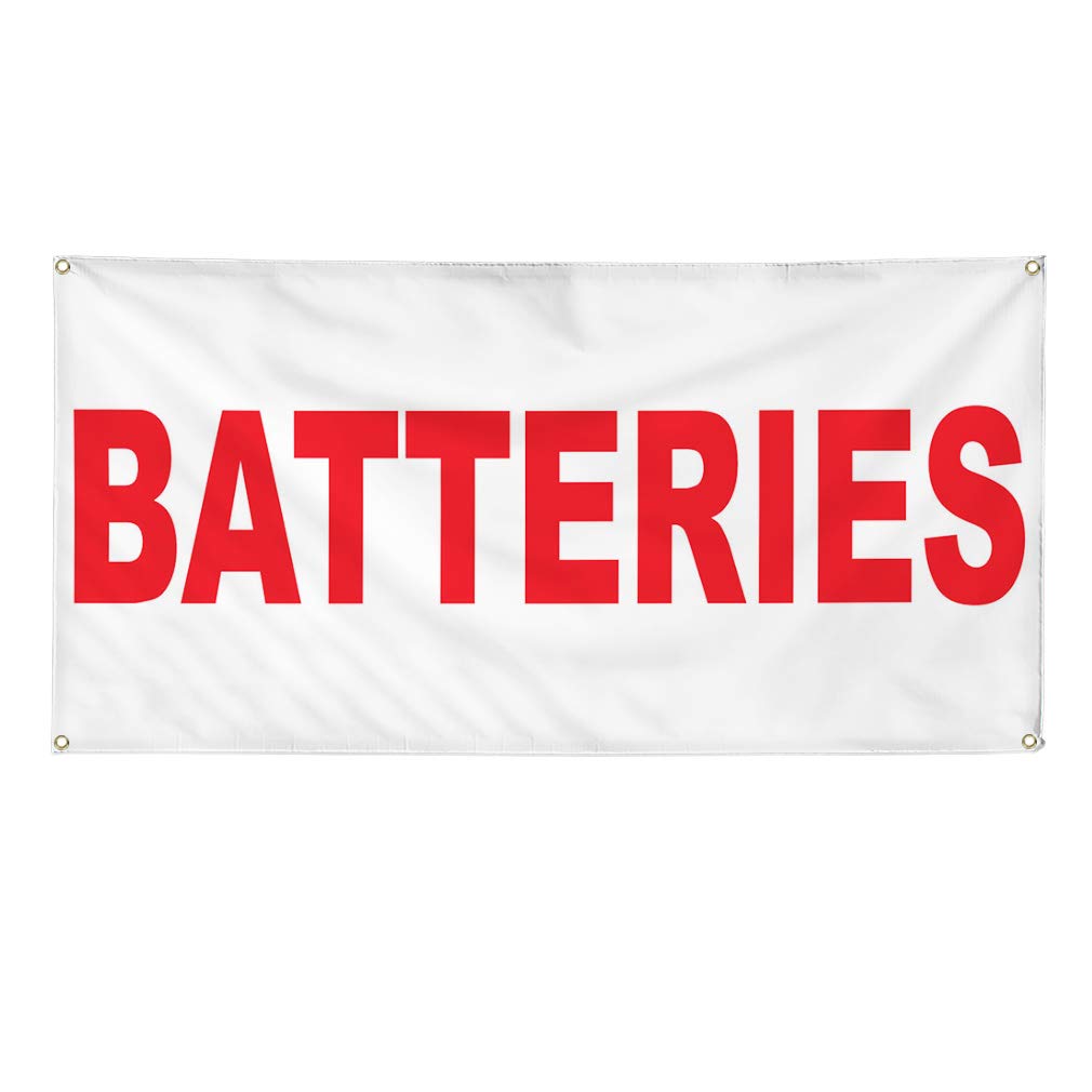Vinyl Banner - 48x96 Inches, Weatherproof & Durable for Outdoor Business Signs - Multiple Sizes Available with 8 Grommets - Perfect for Yard Sales, Industrial Use & Commercial Advertising