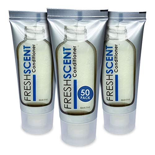 Freshscent Conditioner 1oz (50 Pack) - Travel Size Bulk Toiletries for Hotels, Hospitality & Amenities | Perfect for Hotels, Spas, Gyms & Travel Essentials