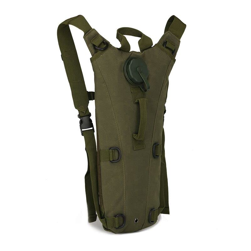 Breathable Lightweight Cycling Backpack with Hydration Water Bag - Outdoor Sports, Biking, Travel & Hiking Daypack for Men & Women (Army Green) - Perfect for Commuting, Mountain Biking & Adventure Travel