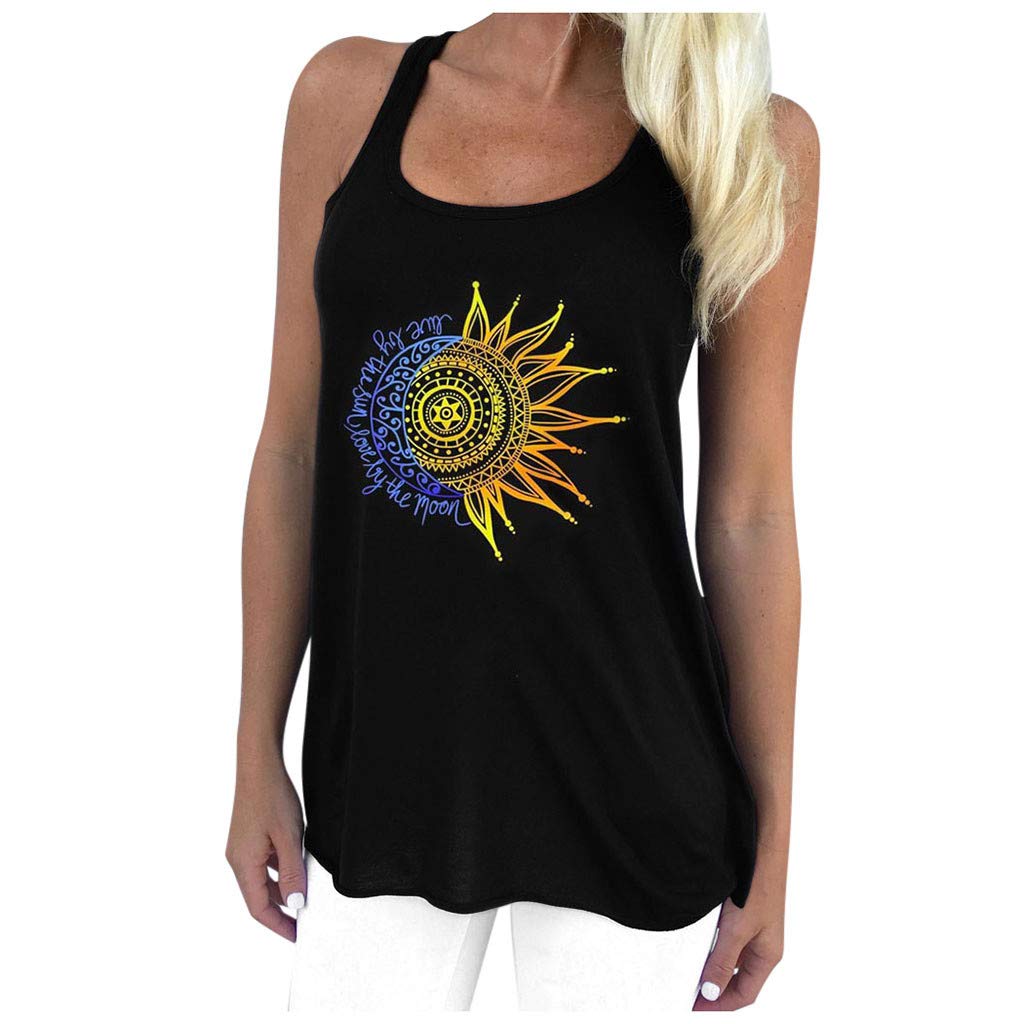 FORUU Plus Size Tank Tops for Women - Summer 2023 Lip Print Sleeveless Shirts, Comfortable O-Neck Cute Vest Tops | Perfect for Casual Wear, Beach Outfits & Layering