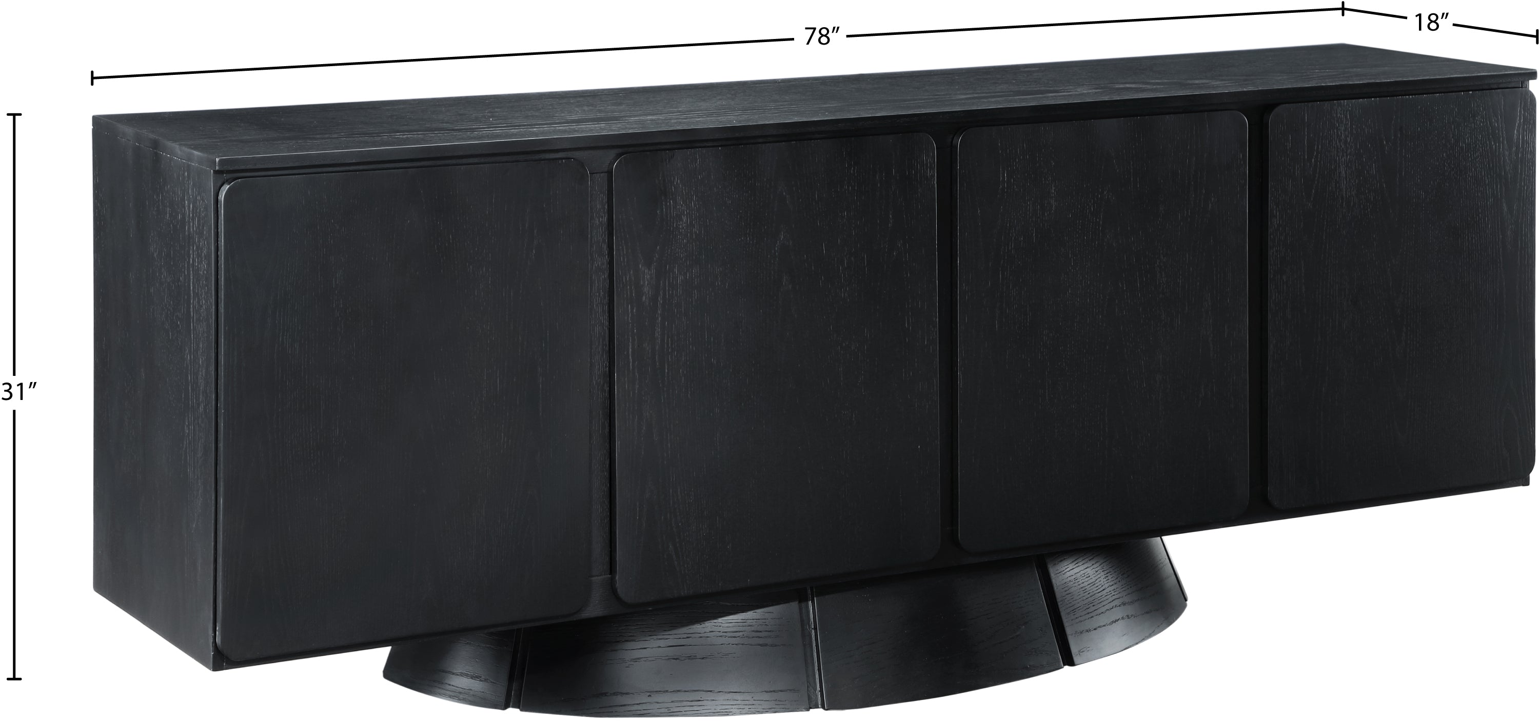 Bellona Sideboard Buffet - Modern Wooden Storage Cabinet for Dining Room, Living Room & Entryway - Stylish Furniture for Home Organization & Decor