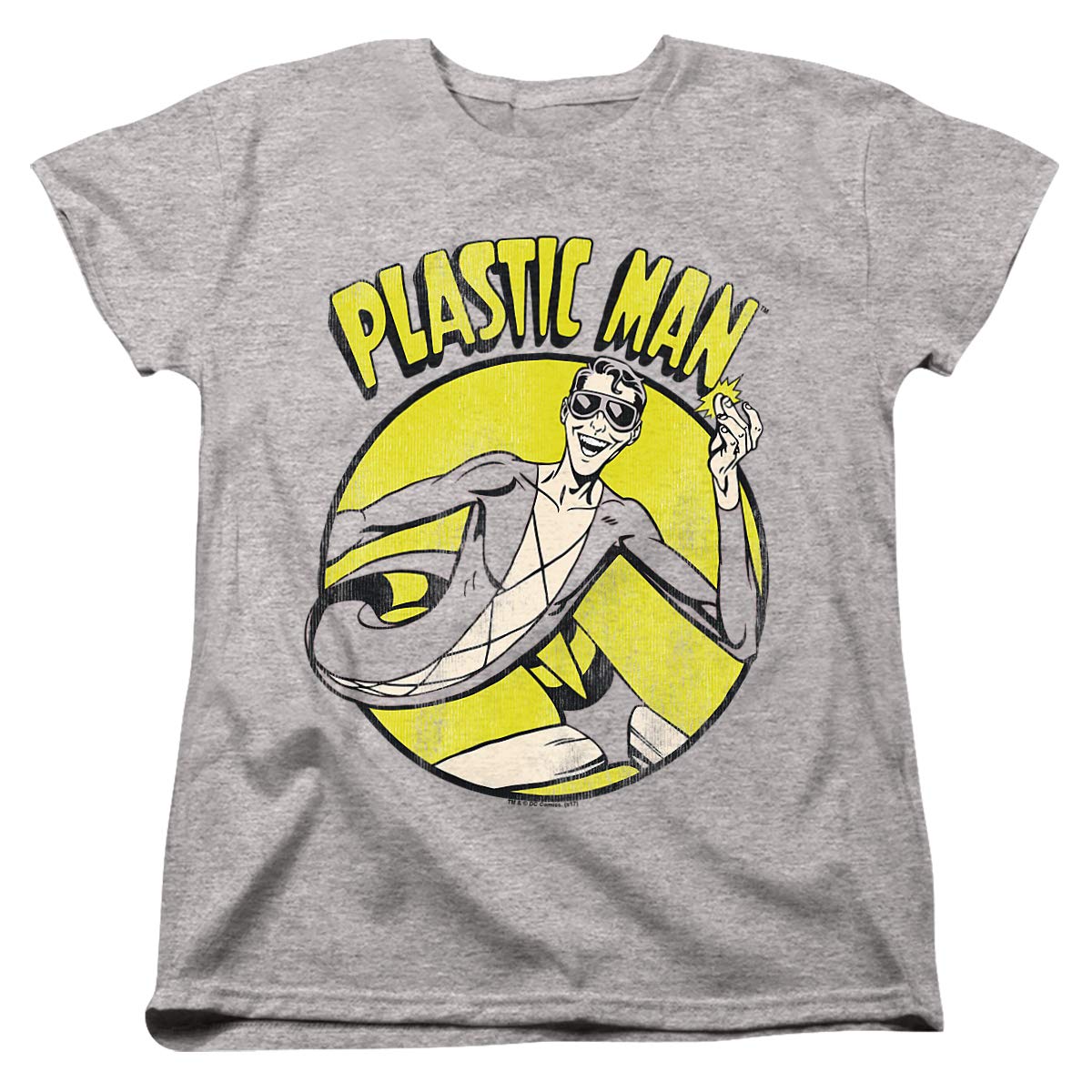 DC Comics Plastic Man Graphic T-Shirt for Men & Women - Superhero Costume & Casual Wear