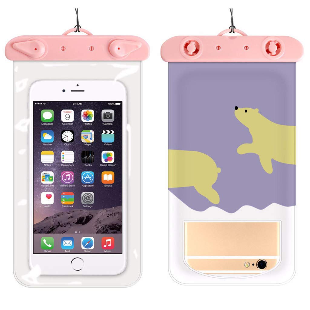 Waterproof Phone Pouch for Swimming & Beach - Universal Dry Bag Case