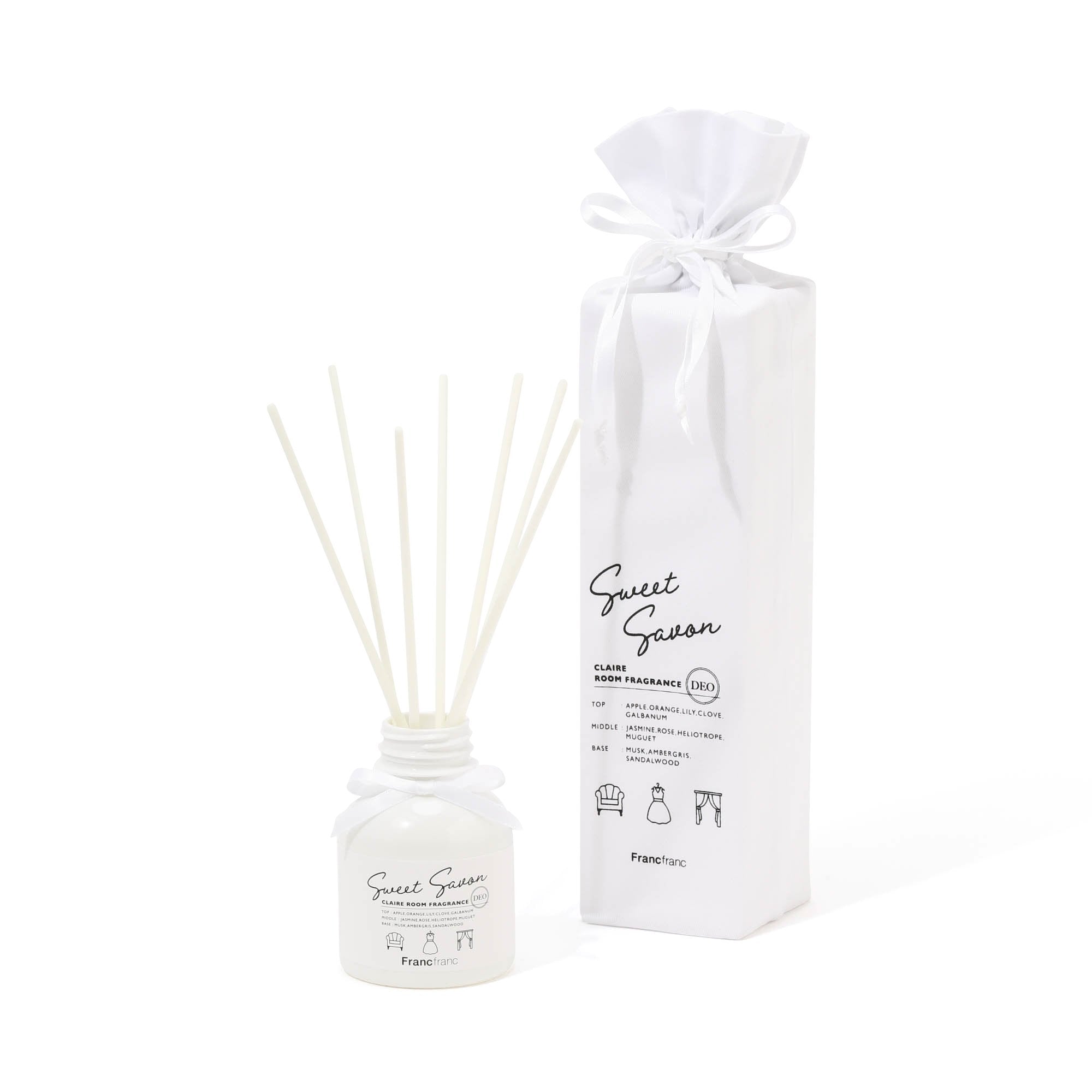 Claire Essential Oil Diffuser White - Aromatherapy Ultrasonic Humidifier for Home, Office, Yoga & Spa Relaxation