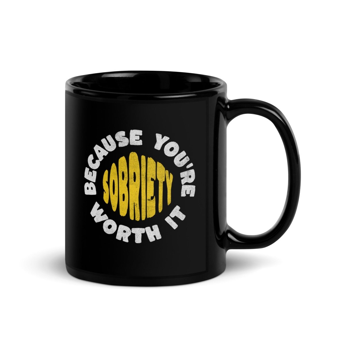 Empowering Sobriety Coffee Mug - Motivational Recovery Gift for Alcohol-Free Living - Perfect for Sober Celebrations, AA Meetings & Daily Inspiration
