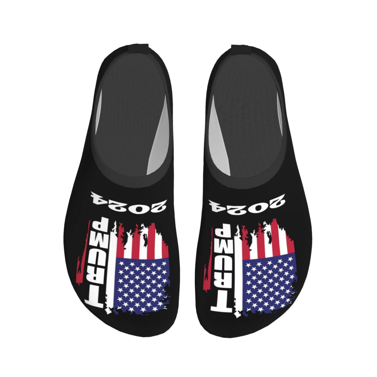 Trump 2024 Water Shoes for Men & Women - Quick-Dry Aqua Shoes for Outdoor Exercise, Water Sports & Beach Activities - Perfect for Swimming, Kayaking, Surfing & Pool Games