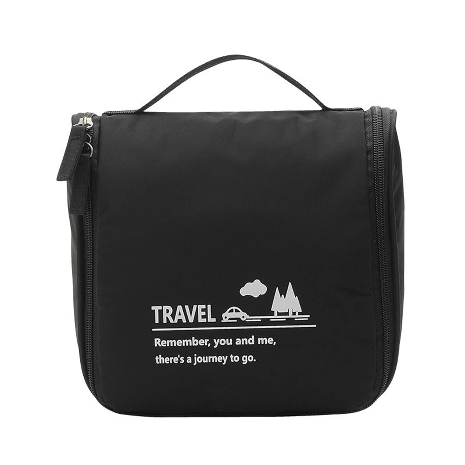 Comigeewa Large Hanging Toiletry Bag - Waterproof Travel Cosmetic Organizer for Men & Women with Sturdy Hook, Perfect for Vacation, Gym, Camping & Business Trips (Model TV2)