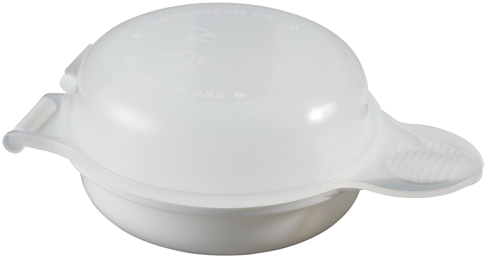 Easy Microwave Egg Muffin Cooker - 6.5” x 4.75” x 2” Non-Stick Breakfast Sandwich Maker for Quick & Healthy Meals - Perfect for Home, Office or On-the-Go Breakfast