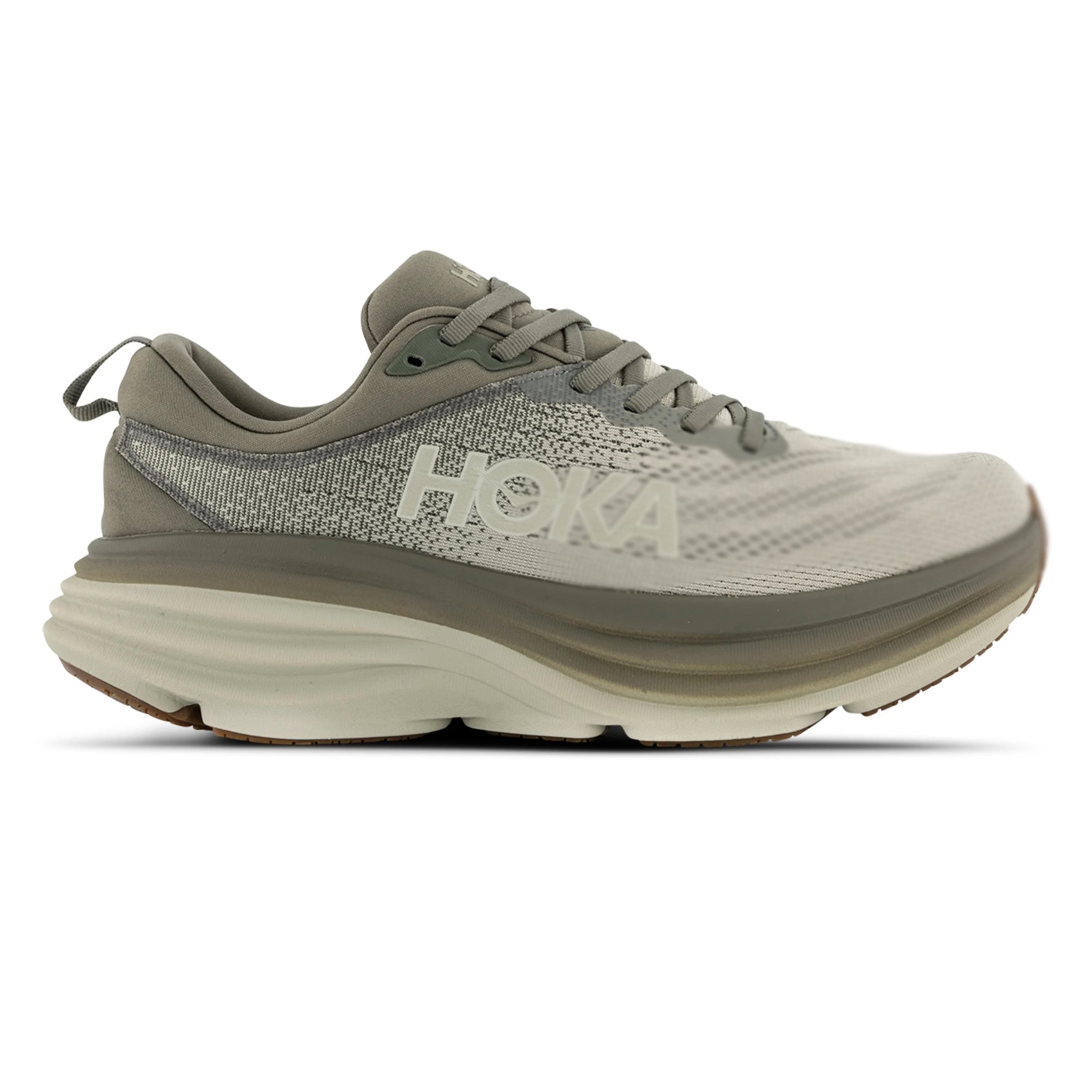 HOKA Bondi 8 Men's Running Shoes - Lightweight Cushioned Sneakers for Marathon, Jogging & Everyday Wear