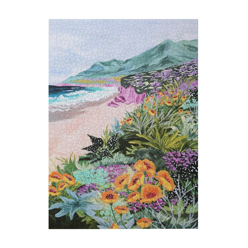 Coastal Bluffs 1000 Piece Jigsaw Puzzle for Adults - Scenic Ocean View Landscape Puzzle for Relaxation & Stress Relief