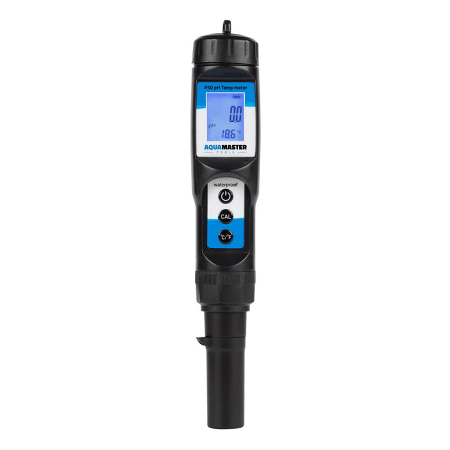 Aqua Master P50 Pro Digital pH and Temperature Meter - Accurate Water Testing for Pools, Aquariums, Hydroponics & Home Brewing