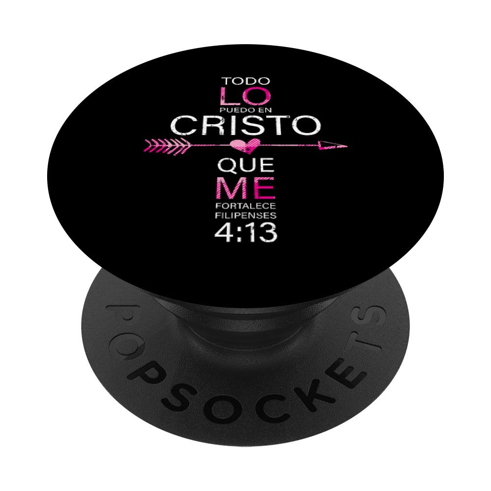 Christian Gifts for Women - Spanish Religious Verses Cross PopSockets Phone Grip & Stand for iPhone, Samsung, Tablets - Perfect for Bible Study, Church & Daily Inspiration