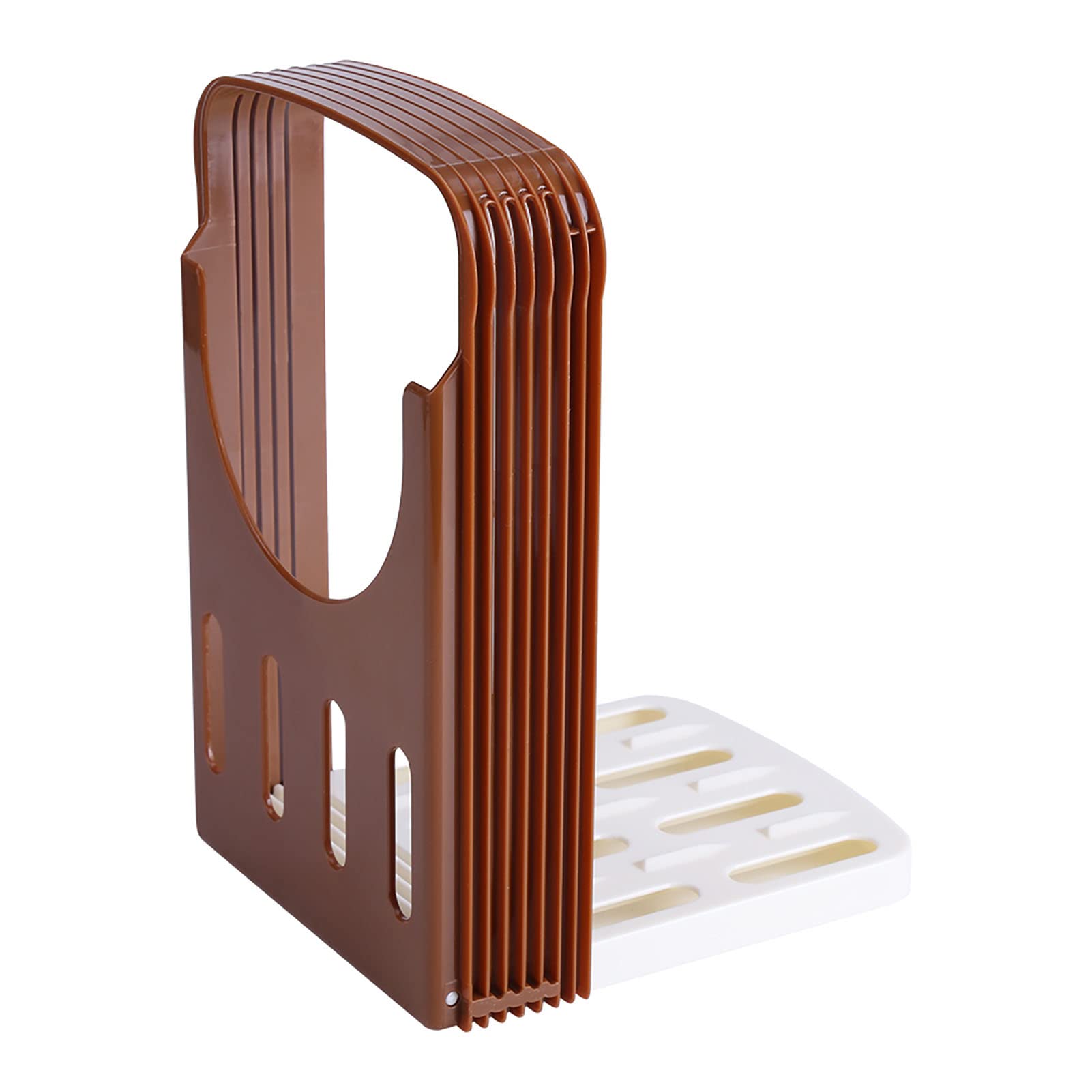 Foldable ABS Bread Toast Cutter - 4 Adjustable Thickness Sandwich Slicing Guide for Perfect Kitchen Slices | Ideal for Sandwiches, French Toast & Meal Prep